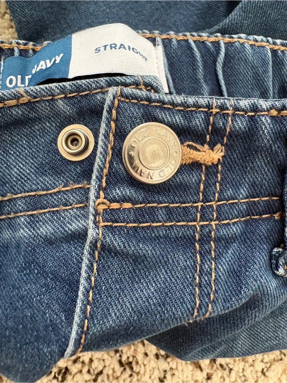 Old Navy Toddler Boy Straight Pull-On Jeans, Medium Wash, 3T